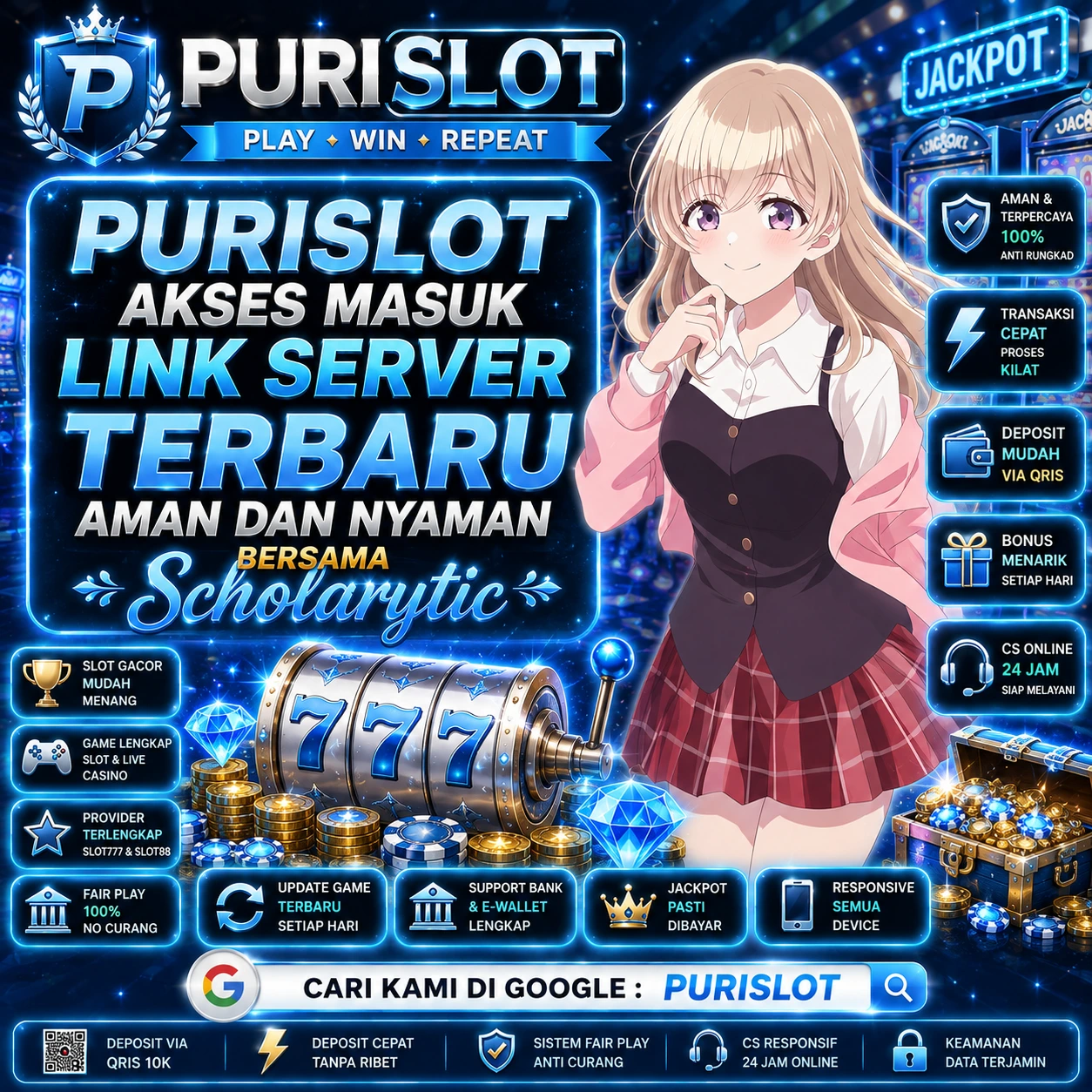 PURISLOT # Akses Masuk Link Server Terbaru Aman dan Nyaman Bersama Scholarytic