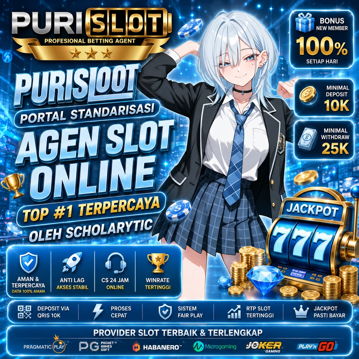 PURISLOT | Portal Standarisasi Agen Slot Online Top #1 Terpercaya Oleh Scholarytic