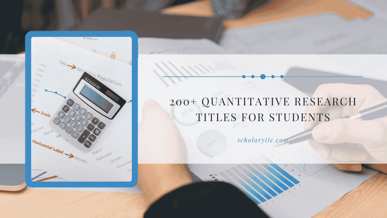 quantitative research titles